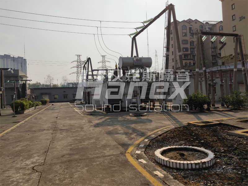 南方電網遵義變電站噪聲現場