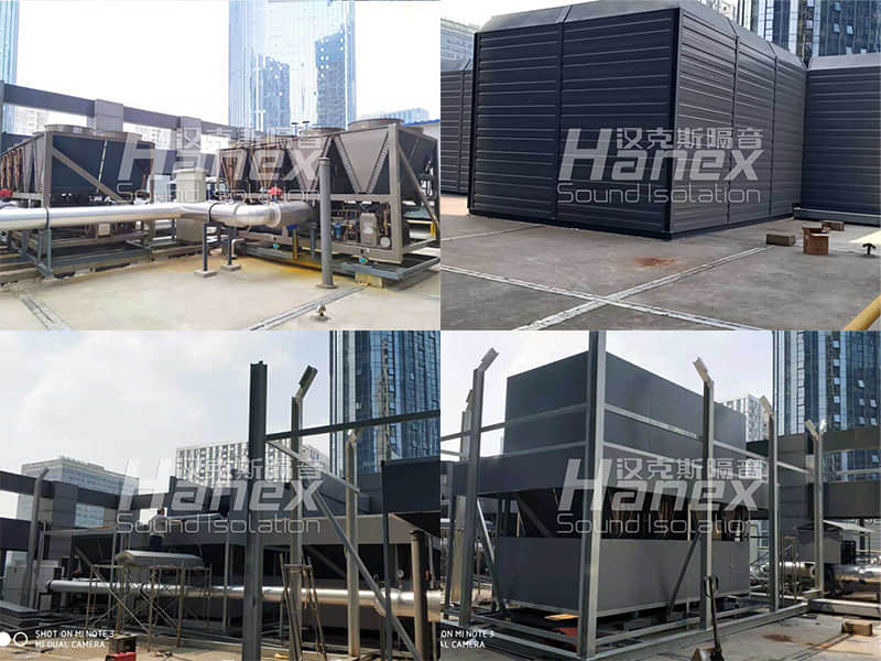 螺桿空調機組隔音降噪項目案例-蘇州大區宏海店