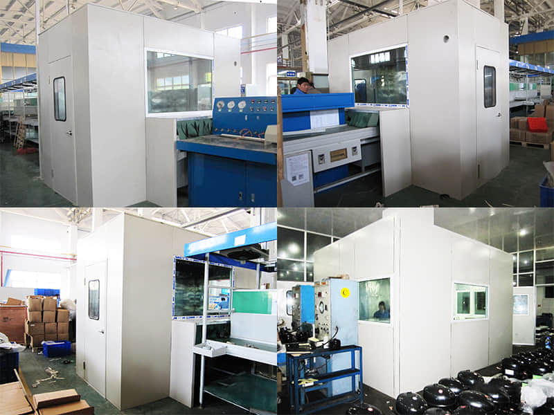 流水線測試隔音房項目-盾安空調制冷配件