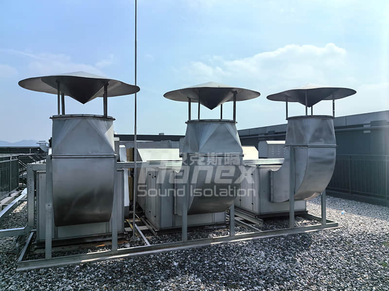 天空之城樓頂空調減振2